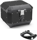 Top Case Kms44B + Rear Rack K'Mission Aluminium - Kappa Moto Compatible With Bmw C 400 X (2019-2023)