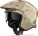 Urban Motorcycle Helmet Airoh Kombakt - Ko100 Thermoplastic Hrt Mocha Glow Gloss Color Size L