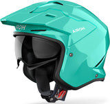 Urban-Helm Für Motorrad Airoh Kombakt - Ko101 Thermoplastic Hrt Aquamarin Gloss Color Grösse S