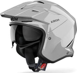 Urban-Helm Für Motorrad Airoh Kombakt - Ko99 Thermoplastic Hrt Betongrau Gloss Color Grösse Xl
