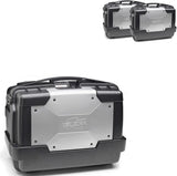 Koffer Kgr46 + Seitenkoffer Kgr33 + Seitenkoffer-Trager - Kappa Moto Kompatibel Mit Triumph Bonneville T100 (2017-2022)