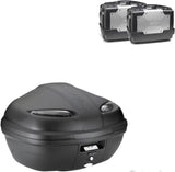 Koffer K47Nt + Seitenkoffer Kgr46 + Seitenkoffer-Trager - Kappa Moto Kompatibel Mit Triumph Bonneville T100 (2017-2022)