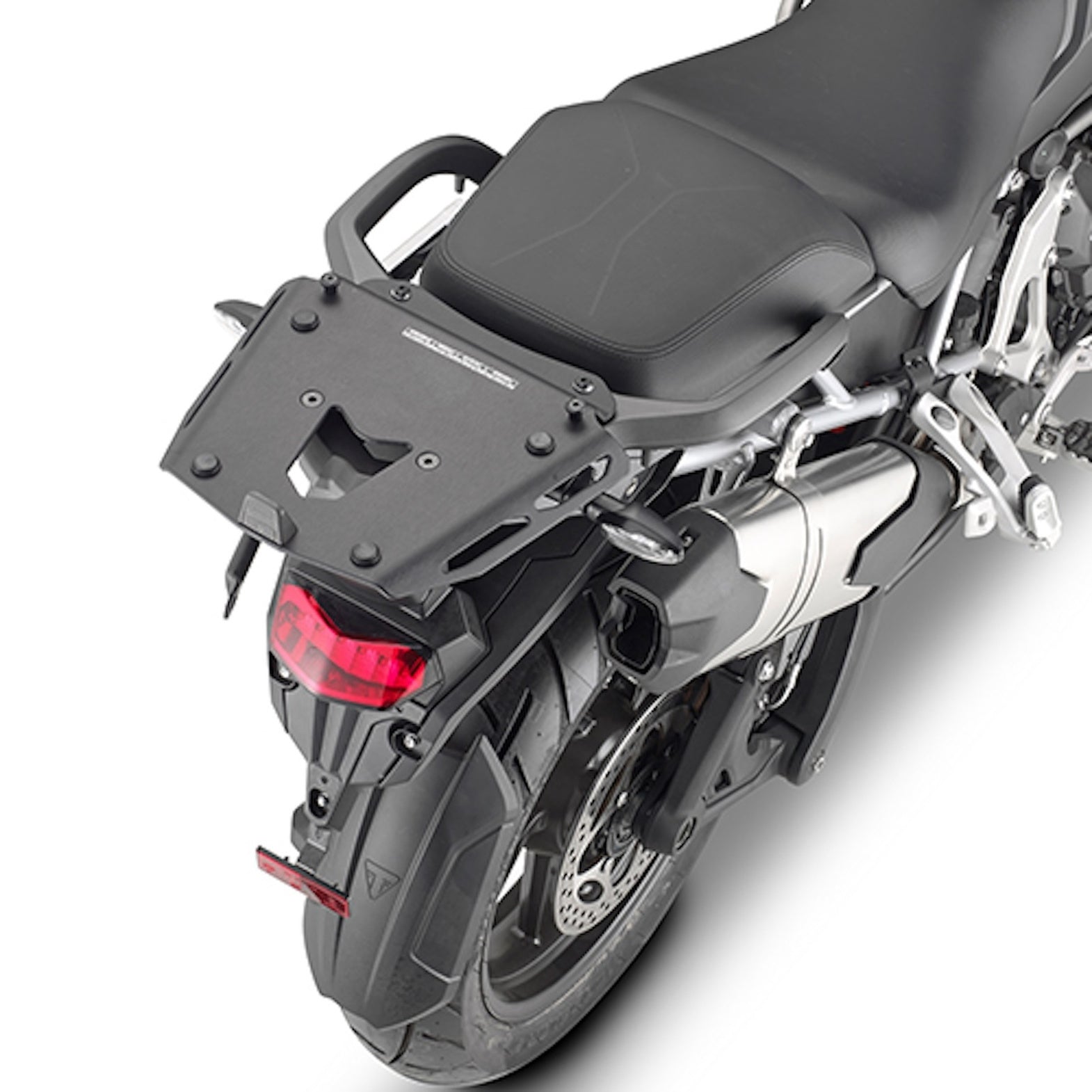 Rear Rack Aluminium Monokey Aluminium - Kappa Moto Compatible With Triumph Tiger 1200 Rally Explorer (2022-2023)