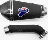 Auspuffendstück Mit Geräuschzulassung Relevance Edelstahl Schwarz Carbon Cap - Termignoni Kompatibel Mit Ktm 250 Adventure (2020-2023)