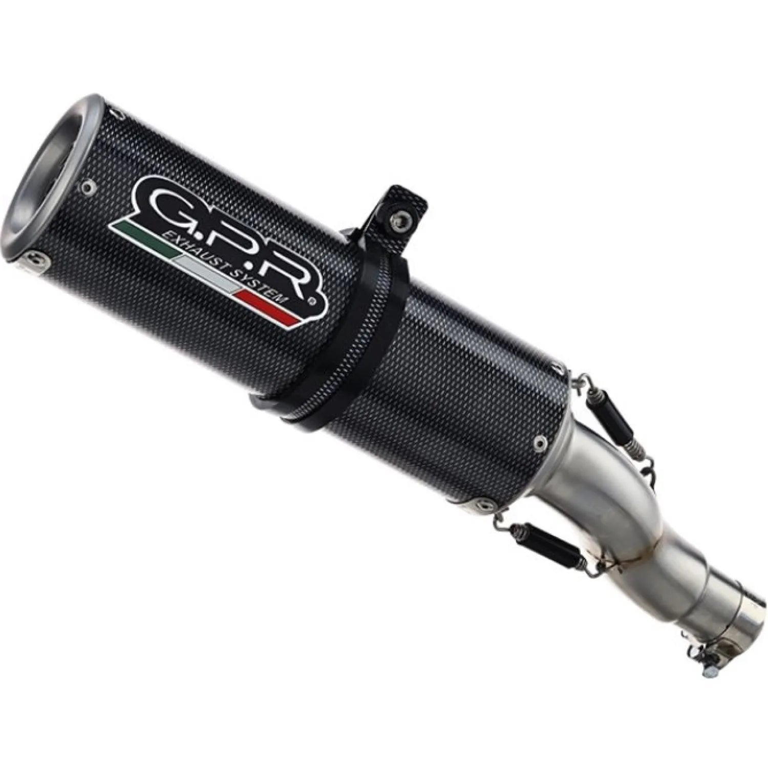 Katalysiertes Auspuffendstück Mit Geräuschzulassung M3 Carbon Look - Gpr Kompatibel Mit Moto Morini Seiemmezzo Scr 650 (2022-2024)
