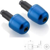Couple Bar-End Plugs Ma302U - Rizoma Compatible With Bmw K 1300 R (2009-2011)