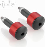 Couple Bar-End Plugs Ma533R - Rizoma Compatible With Yamaha Mt-09 (2013-2020)