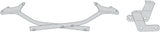 Rear-Rack Monolock - Kappa Moto Compatible With Kawasaki Z 650 (2020-2023)