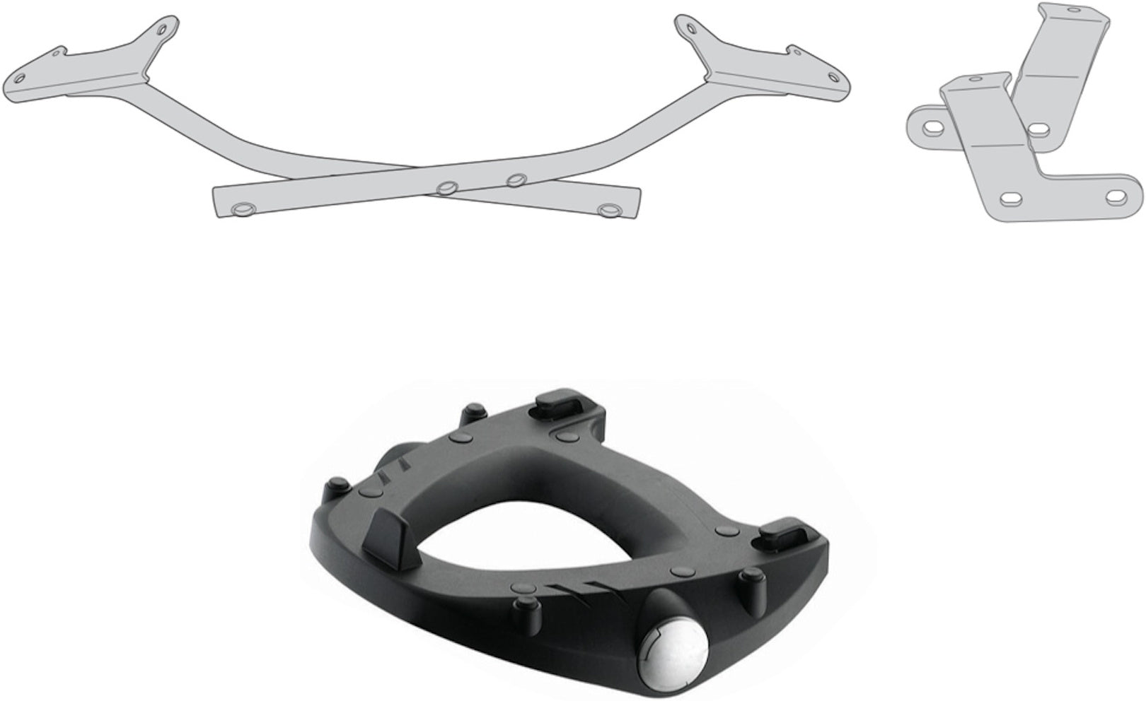 Rear-Rack Monolock - Kappa Moto Compatible With Triumph Street Triple 765 (2017-2019)