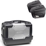 Koffer Kgr33 + Seitenkoffer K22N + Seitenkoffer-Trager - Kappa Moto Kompatibel Mit Honda Nc 700 S (2012-2013)