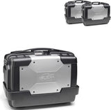 Koffer Kgr46 + Seitenkoffer Kgr33 + Seitenkoffer-Trager - Kappa Moto Kompatibel Mit Honda Nc 750 S - Dct (2014-2015)