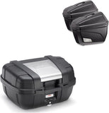 Koffer Kgr52 + Seitenkoffer K22N + Seitenkoffer-Trager - Kappa Moto Kompatibel Mit Honda Nc 700 S (2012-2013)