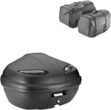 Koffer K47Nt + Weichtaschen Kmlw01 + Seitenkoffer-Trager - Kappa Moto Kompatibel Mit Honda Nc 750 S - Dct (2014-2015)
