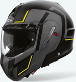 Klapphelm Für Motorrad Airoh Mathisse Ii - Mth2G31 Thermoplastic Hrt Mattgelb Genius Grösse Xxl