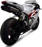 Komplette Auspuffanlage Ohne Geräuschzulassung Force Full Titan Carbon Cap - Termignoni Kompatibel Mit Mv Agusta F4 (2012-2020)