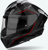 Integralhelm Für Motorrad Airoh Matryx - Mxcs99 Full Carbon 6K Gloss Carbon Stylish Grösse Xxl