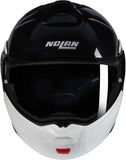 Klapphelm Travelling Für Motorrad Nolan N90-3 Schwarz / Perle Verniciatura Speciale 343 Grösse Xxs