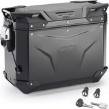 Einzelne Seitentasch Links Monokey Cam-Side Trekker Outback Evo Smart Aluminium Schwarz + Schloss 37 Lt Givi Trekker Outback Evo Smart Aluminium Schwarz Grösse 37 Lt.