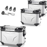 Topcase + Seitenkoffer Trekker Outback Evo Smart Aluminium Gefertigt 116 Lt Trekker Outback Evo Smart Eloxiertem Aluminium - Givi Kompatibel Mit Honda Nc 750 X (2016-2020)