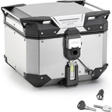 Motorradkoffer Monokey Trekker Outback Evo Smart Aluminium 42 Lt Trekker Outback Evo Smart Aluminium - Givi Kompatibel Mit Ktm 1090 Adventure (2017-2019)
