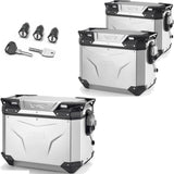 Topcase + Seitenkoffer Trekker Outback Evo Smart Aluminium 130 Lt Trekker Outback Evo Smart Aluminium - Givi Kompatibel Mit Bmw F 900 Gs (2024)