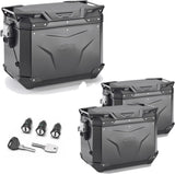 Topcase + Seitenkoffer Trekker Outback Evo Smart Aluminium Schwarz 138 Lt Trekker Outback Evo Smart Aluminium - Givi Kompatibel Mit Honda X-Adv 750 (2025)