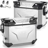 Seitenkoffer Monokey Cam-Side Trekker Outback Evo Smart Eloxiertem Aluminium + Schloss 77 Lt Trekker Outback Evo Smart Eloxiertem Aluminium - Givi Kompatibel Mit Ktm 890 Adventure (2023-2025)