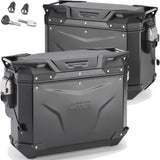 Seitenkoffer Monokey Cam-Side Trekker Outback Evo Smart Aluminium Schwarz + Schloss 77 Lt Trekker Outback Evo Smart Aluminium - Givi Kompatibel Mit Ktm 1290 Super Adventure S (2021-2024)