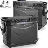 Seitenkoffer Monokey Cam-Side Trekker Outback Evo Smart Aluminium Schwarz + Schloss 84 Lt Trekker Outback Evo Smart Aluminium - Givi Kompatibel Mit Ktm 890 Smt (2023-2024)
