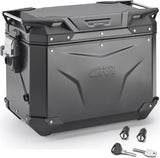 Einzelne Seitentasch Links Monokey Cam-Side Trekker Outback Evo Smart Aluminium Schwarz + Schloss 48 Lt Givi Trekker Outback Evo Smart Aluminium Schwarz Grösse 48 Lt.
