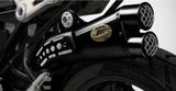 Auspuffendstück Mit Geräuschzulassung Special Edition Edelsthal Schwarz - Zard Kompatibel Mit Ducati Scrambler 800 (2017-2019)