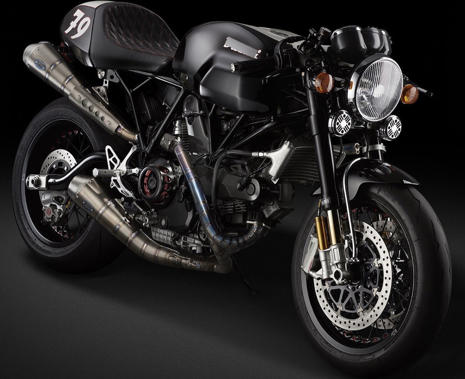 Complete Catalytic Exhaust System With Sound Certification Titanium Snake Welds - Zard Compatible With Ducati Ducati Sport 1000 (2007-2009)