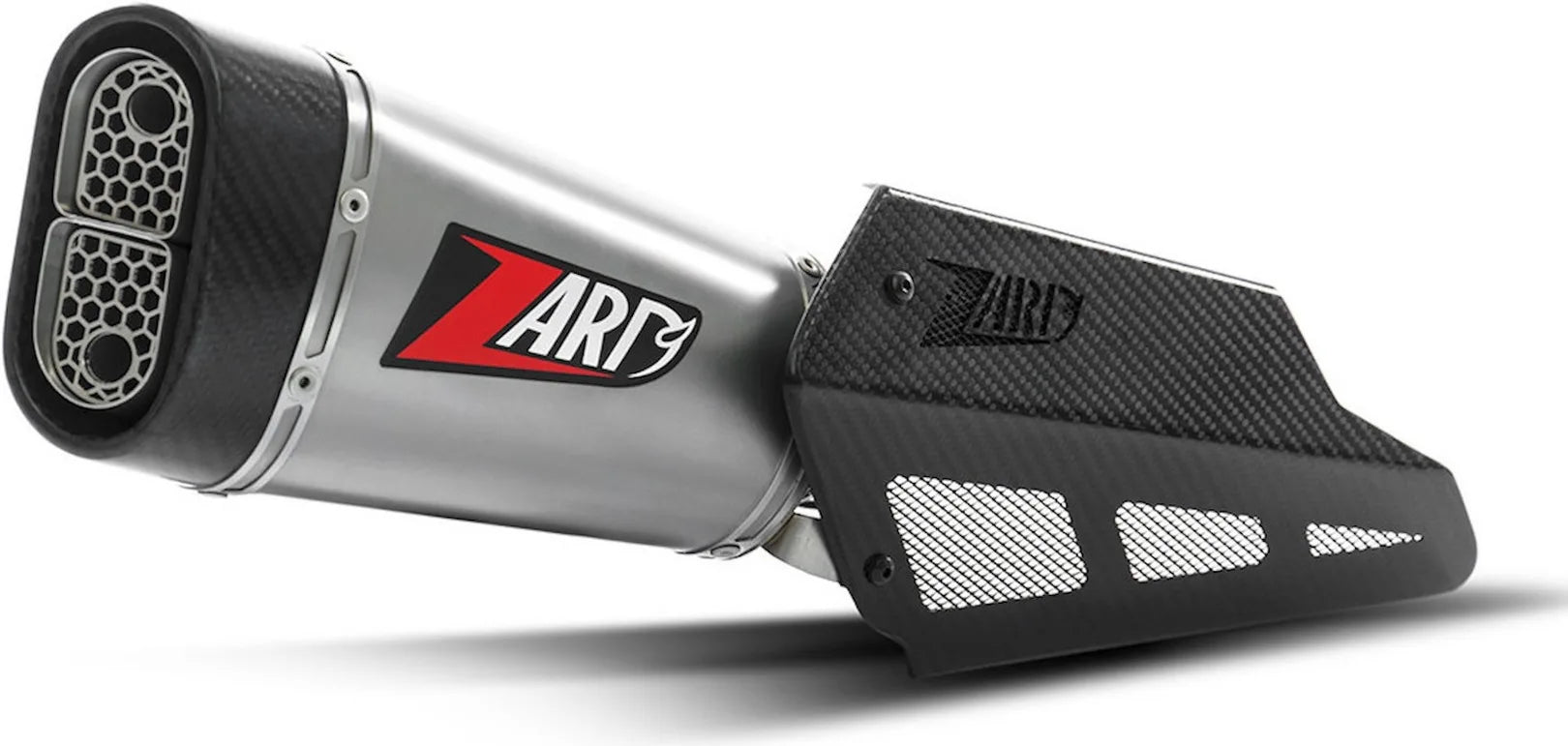 Auspuffendstück Mit Geräuschzulassung Titan Endkappe Carbon - Zard Kompatibel Mit Ducati Multistrada 1260 (2018-2019)