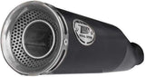 Exhaust Tip With Noise Certification Zuma Steel Black Endcap Aluminium - Zard Compatible With Ducati Scrambler 800 (2015-2016)
