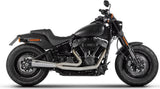 Complete Catalytic Exhaust System With Sound Certification Stainless Steel Polish Endcap Aluminium Black - Zard Compatible With Harley-Davidson Breakout (2016-2023)