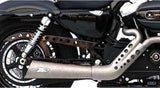 Komplette Abgasanlage Mit Katalysator Und Geräuschzulassung Sport Edelsthal - Zard Kompatibel Mit Harley-Davidson Sportster (2014-2016)