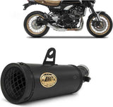 Auspuffendstück Mit Geräuschzulassung Edelsthal Schwarz - Zard Kompatibel Mit Kawasaki Z 900 Rs (2018-2020)