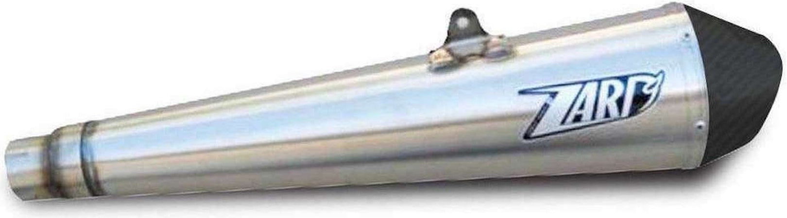 Exhaust Tip With Noise Certification Conical Stainless Steel Endcap Carbon - Zard Compatible With Moto Guzzi Griso 1100 (2005-2016)