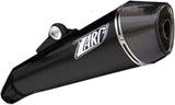 Auspuffendstück Mit Geräuschzulassung Conical Edelsthal Schwarz Endkappe Alu - Zard Kompatibel Mit Moto Guzzi Stelvio (2011-2016)