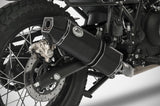 Auspuffendstück Mit Geräuschzulassung Penta Low Edelsthal Schwarz Endkappe Carbon - Zard Kompatibel Mit Royal Enfield Himalayan (2017-2020)
