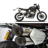 Auspuffendstück Mit Geräuschzulassung Edelsthal Endkappe Carbon - Zard Kompatibel Mit Triumph Scrambler 1200 (2021-2023)