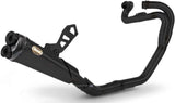 Komplette Abgasanlage Mit Katalysator Und Geräuschzulassung Edelsthal Schwarz Endkappe Carbon - Zard Kompatibel Mit Triumph Scrambler 1200 (2019-2020)