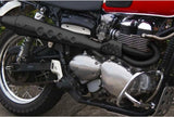 Komplette Abgasanlage Mit Katalysator Und Geräuschzulassung Conical High Edelsthal Schwarz - Zard Kompatibel Mit Triumph Scrambler 900 (2001-2016)