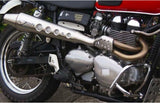 Komplette Abgasanlage Mit Katalysator Und Geräuschzulassung Conical High Edelsthal - Zard Kompatibel Mit Triumph Scrambler 900 (2001-2016)