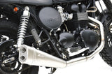 Komplette Abgasanlage Mit Katalysator Und Geräuschzulassung Short Low Edelsthal - Zard Kompatibel Mit Triumph Thruxton 900 (2001-2016)