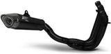 Komplette Abgasanlage Mit Katalysator Und Geräuschzulassung Titan Schwarz Endkappe Carbon - Zard Kompatibel Mit Triumph Trident 660 (2021-2023)
