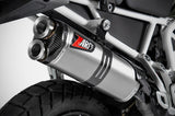 Exhaust Tip With Noise Certification Titanium Endcap Carbon - Zard Compatible With Triumph Tiger 900 (2020-2023)