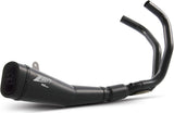 Komplette Abgasanlage Mit Katalysator Und Geräuschzulassung Edelsthal Schwarz - Zard Kompatibel Mit Yamaha Xsr 700 (2014-2016)