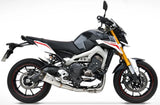 Komplette Abgasanlage Mit Katalysator Und Geräuschzulassung Edelsthal - Zard Kompatibel Mit Yamaha Mt-09 (2013-2016)