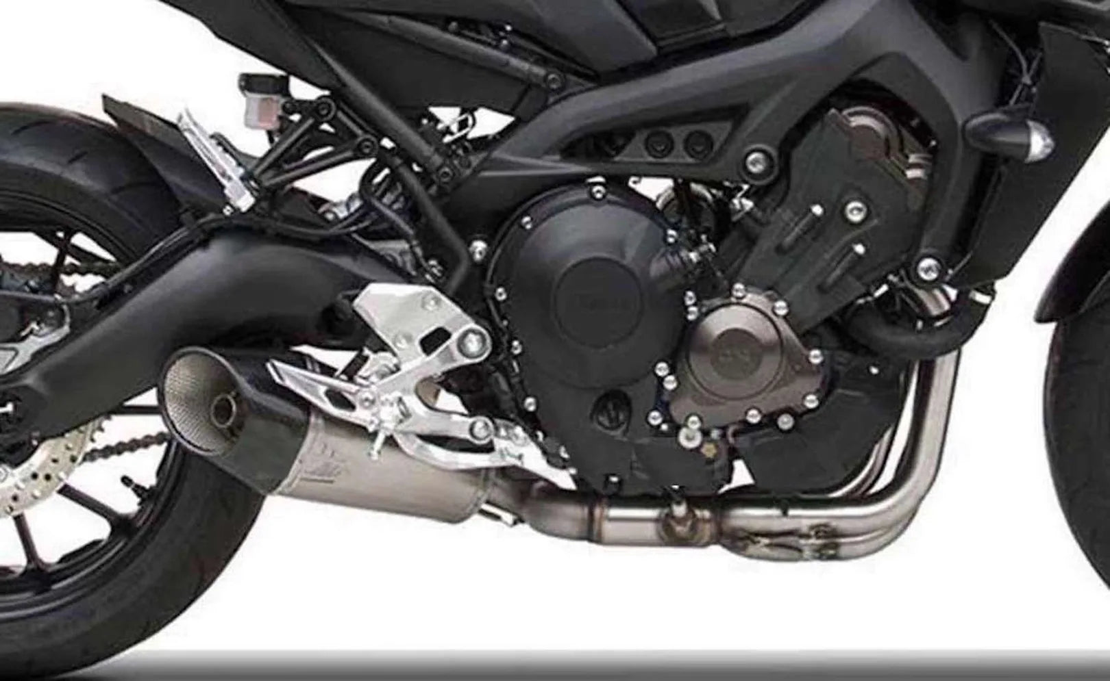 Komplette Abgasanlage Mit Katalysator Und Geräuschzulassung Titan Endkappe Carbon - Zard Kompatibel Mit Yamaha Xsr 900 (2017-2020)